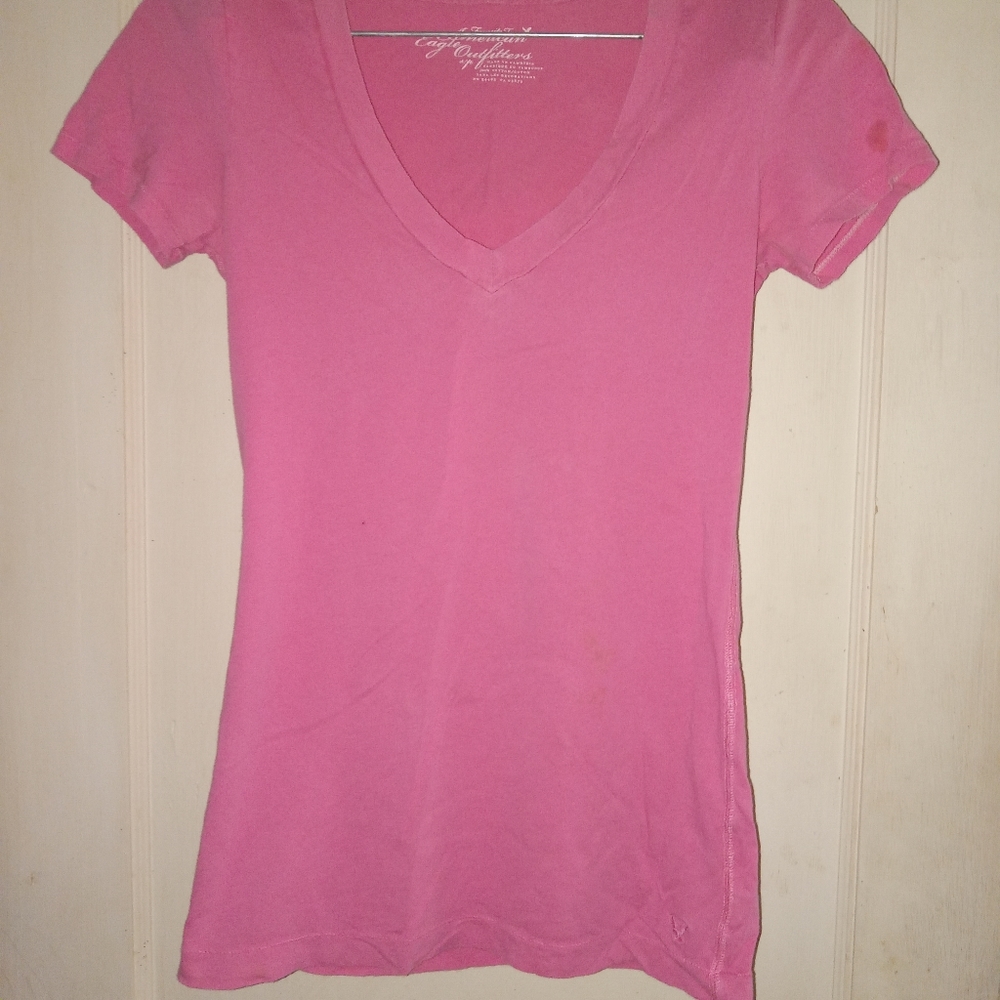 **5 for $25** American Eagle V-neck Tee